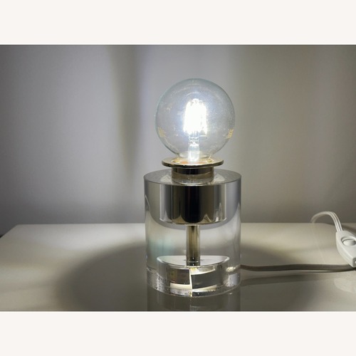 Used Anthropologie Bettany Lucite Accent Lamp for sale on AptDeco