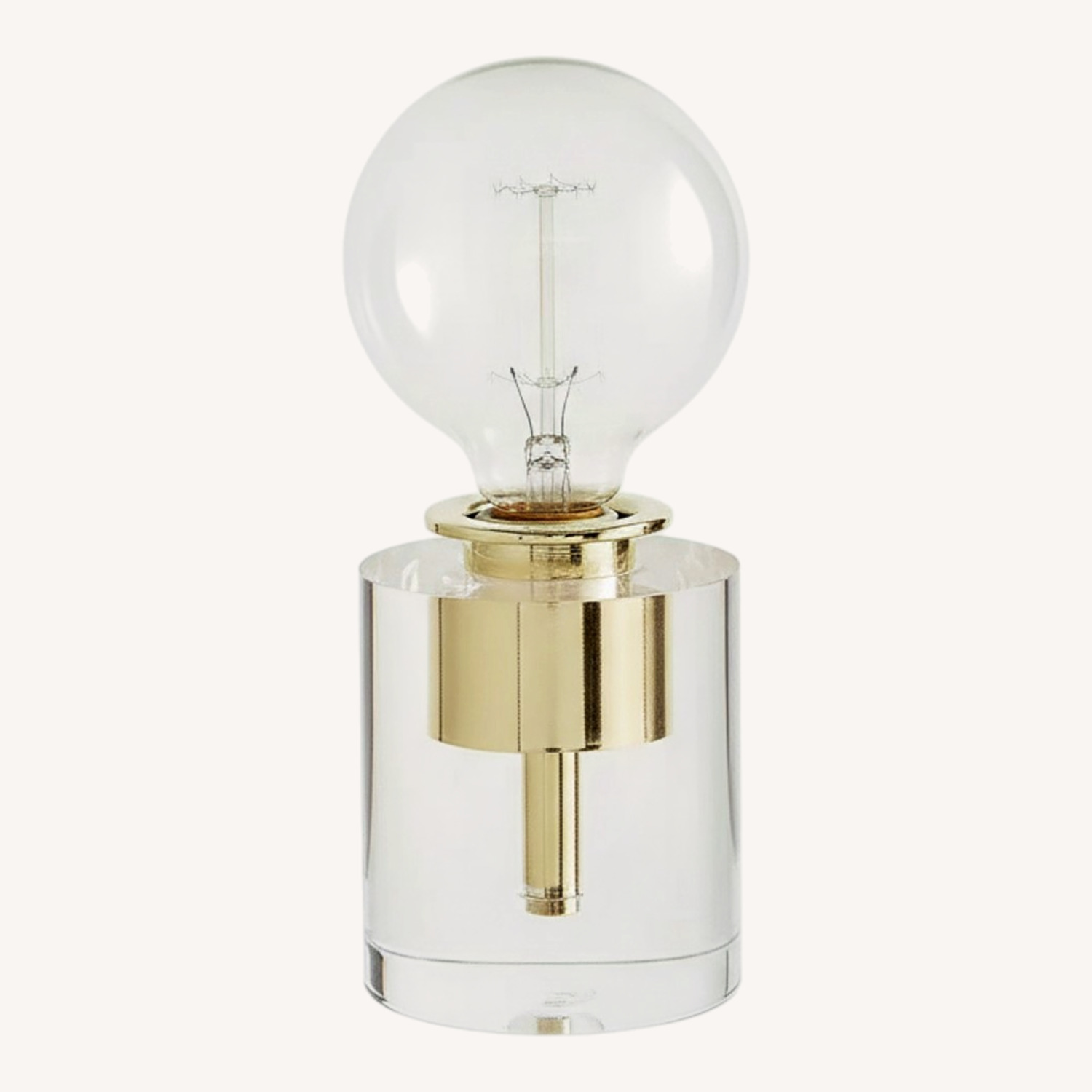 Anthropologie Bettany Lucite Accent Lamp - image-0