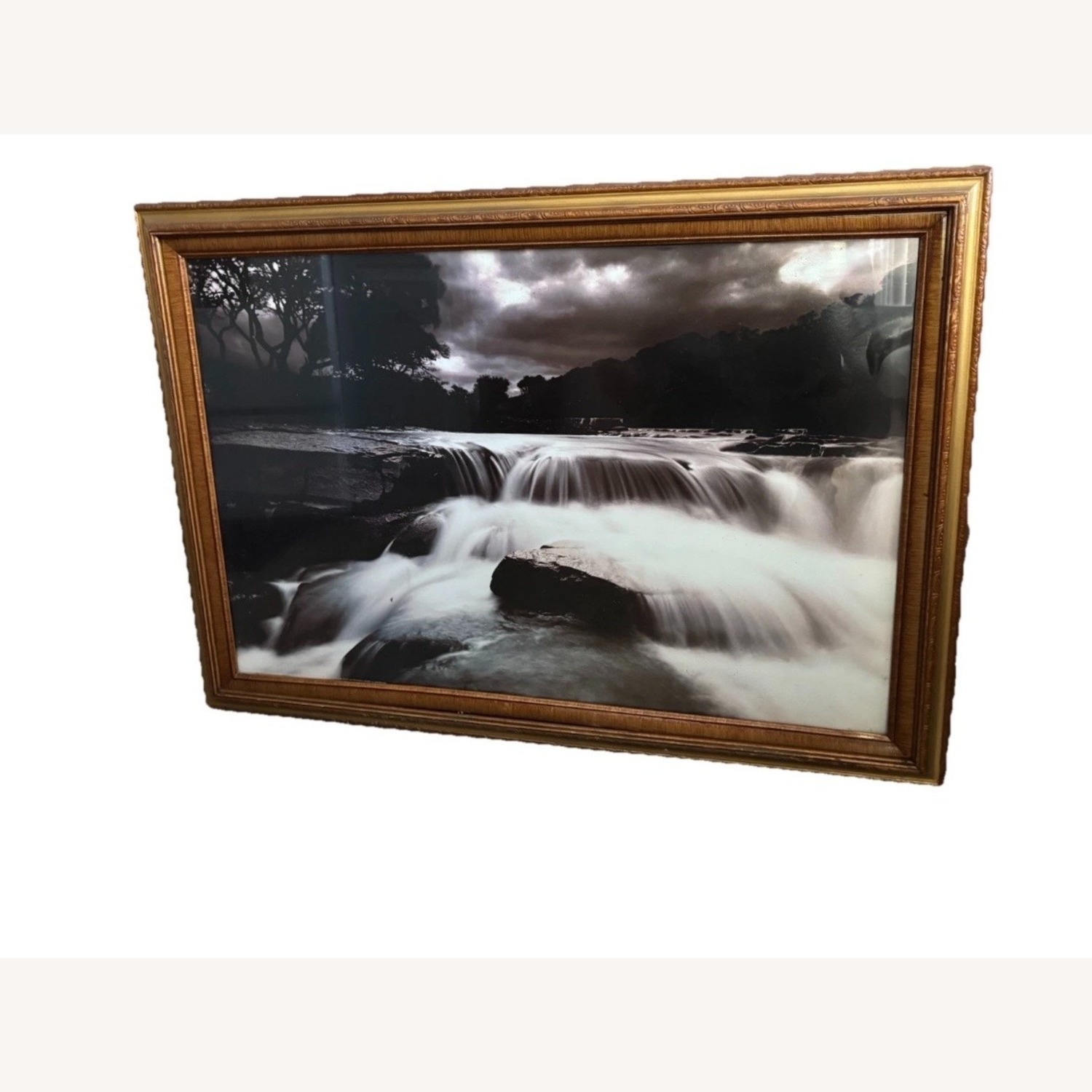 Black Wood Picture Frame - image-1