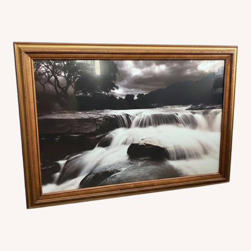 Used Black Wood Picture Frame for sale on AptDeco