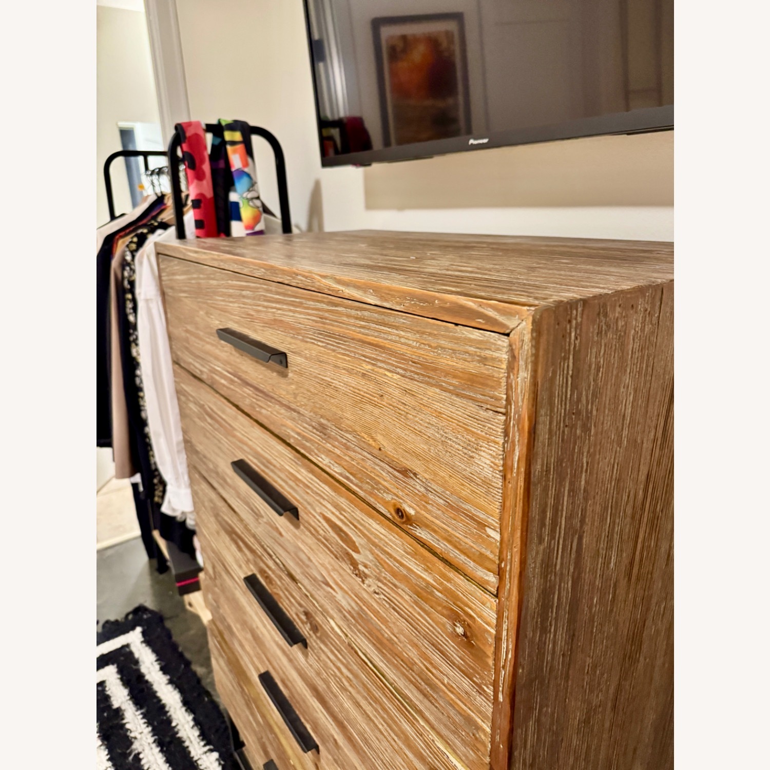 Industrial Solid Wood 5-drawer Dresser - image-2