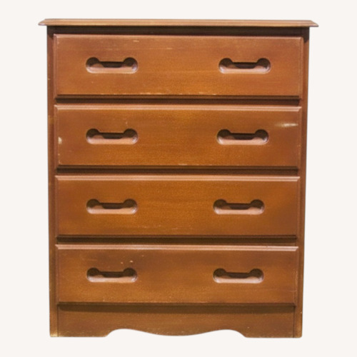 Used Vintage/Antique Dark Brown Wood Dresser for sale on AptDeco