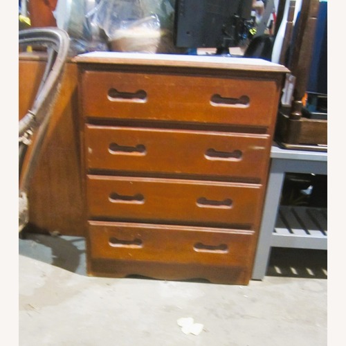 Used Vintage/Antique Dark Brown Wood Dresser for sale on AptDeco