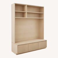 Room & Board Keaton Natural Wood Media Storage