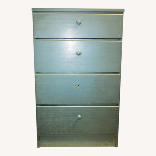 Used Vintage/Antique Blue Wood Dresser for sale on AptDeco