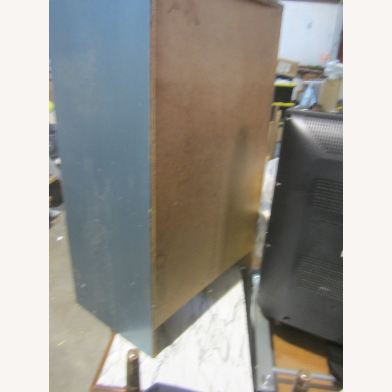 Vintage/Antique Blue Wood Dresser - image-4