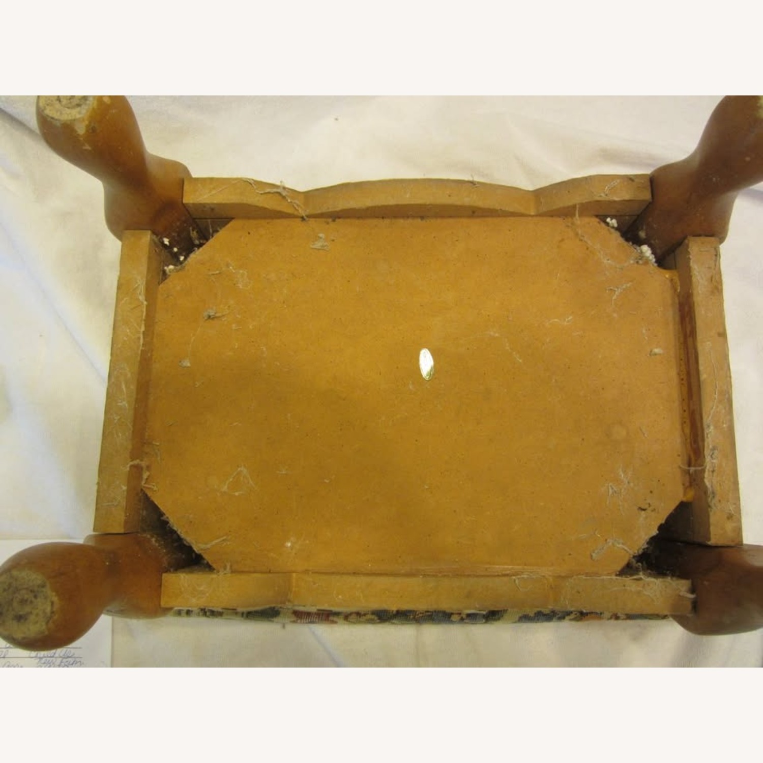 Vintage/Antique Finds Wood Ottoman - image-10