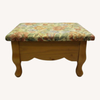 Vintage/Antique Finds Wood Ottoman
