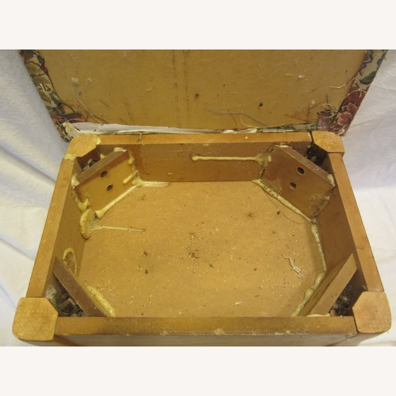 Vintage/Antique Finds Wood Ottoman - image-7