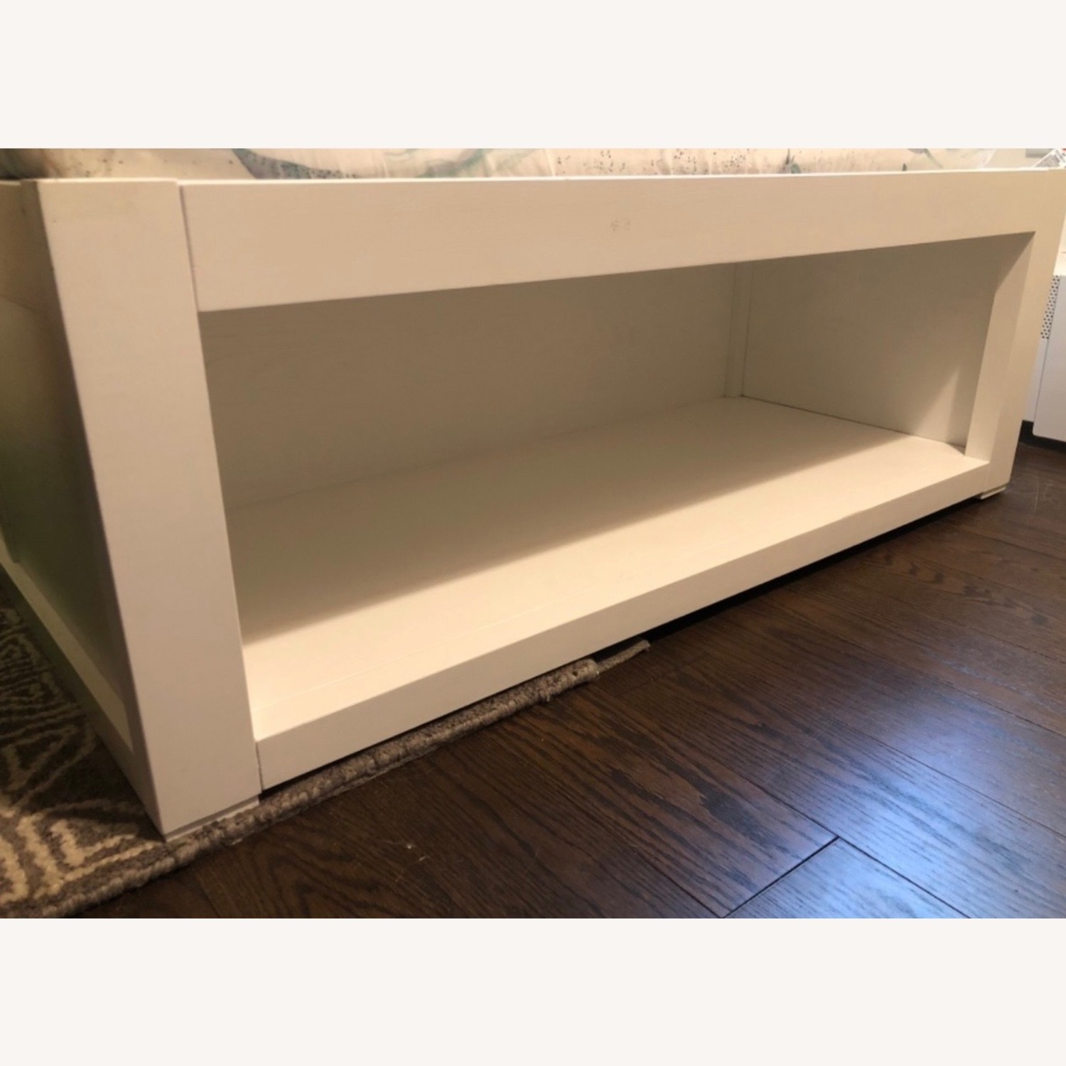 Crate & Barrel Topside White Wood Twin Storage Bed - image-4