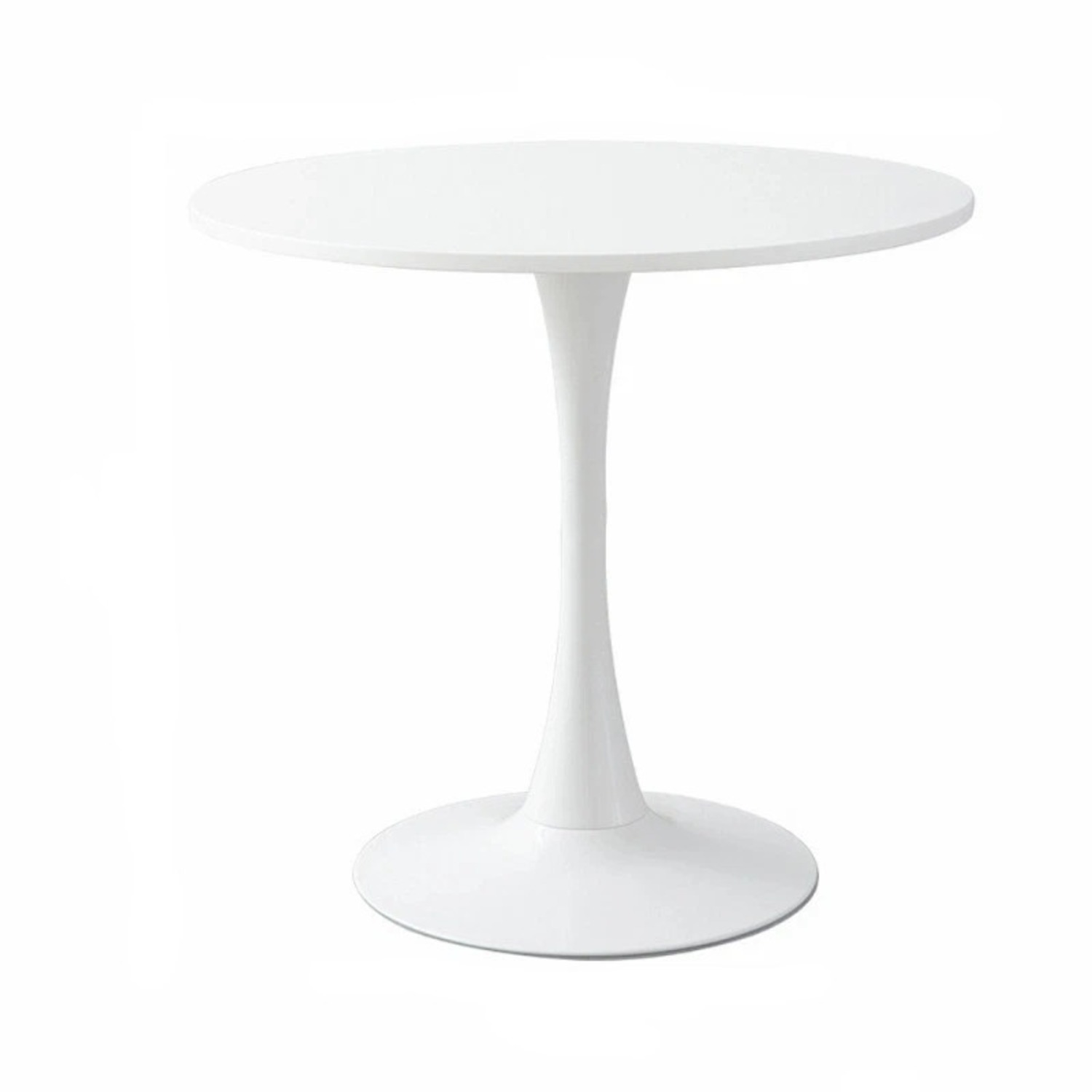 Vintage/Antique Finds White Wood Dining Table - image-1