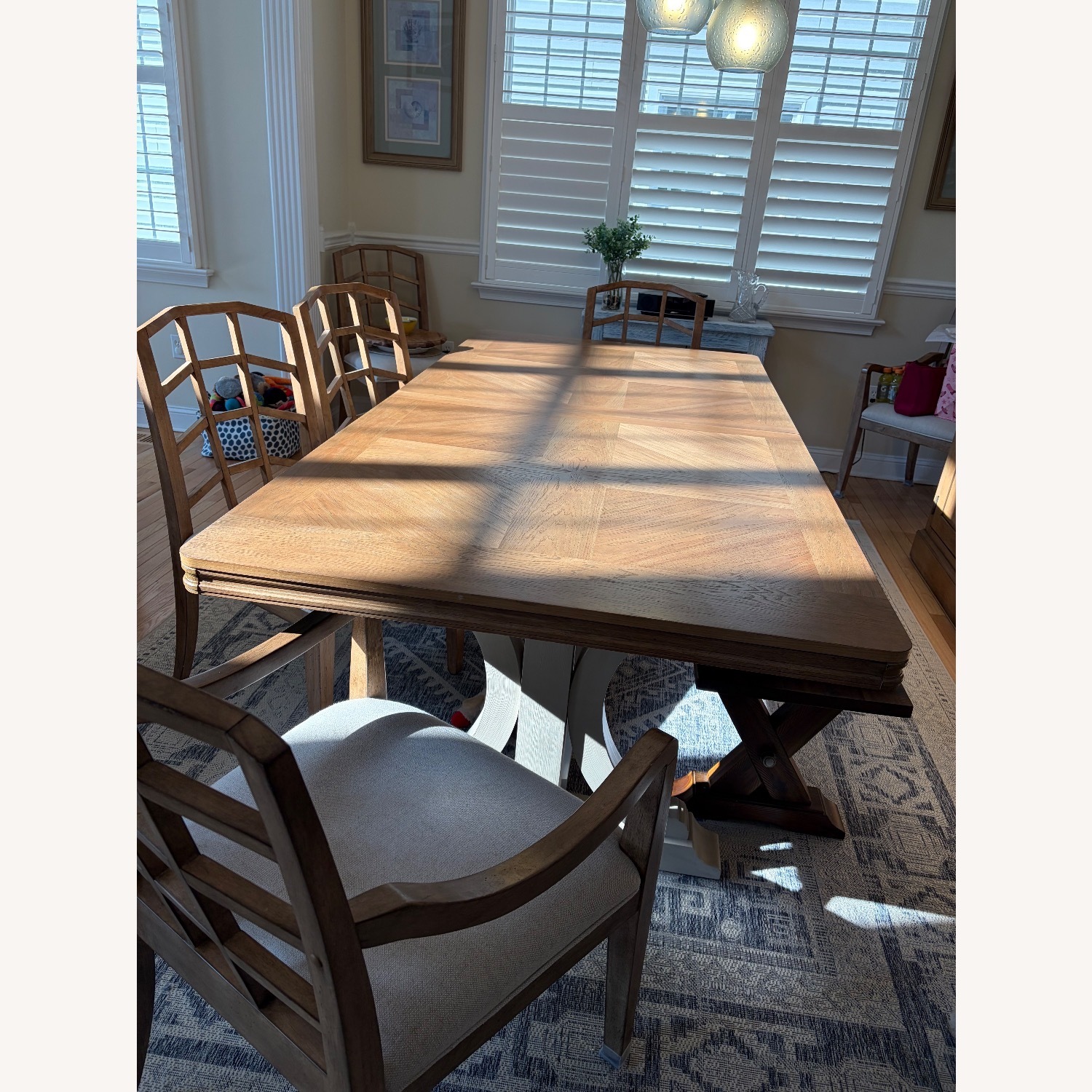 Universal Furniture Natural Wood Dining Set - image-6