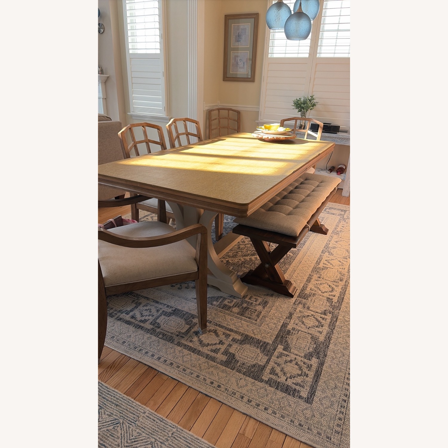 Universal Furniture Natural Wood Dining Set - image-1