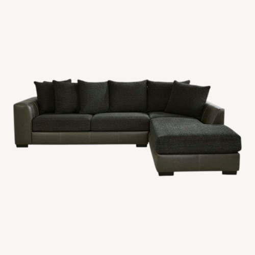 Used Novelia Black 2 Pc Sofa for sale on AptDeco