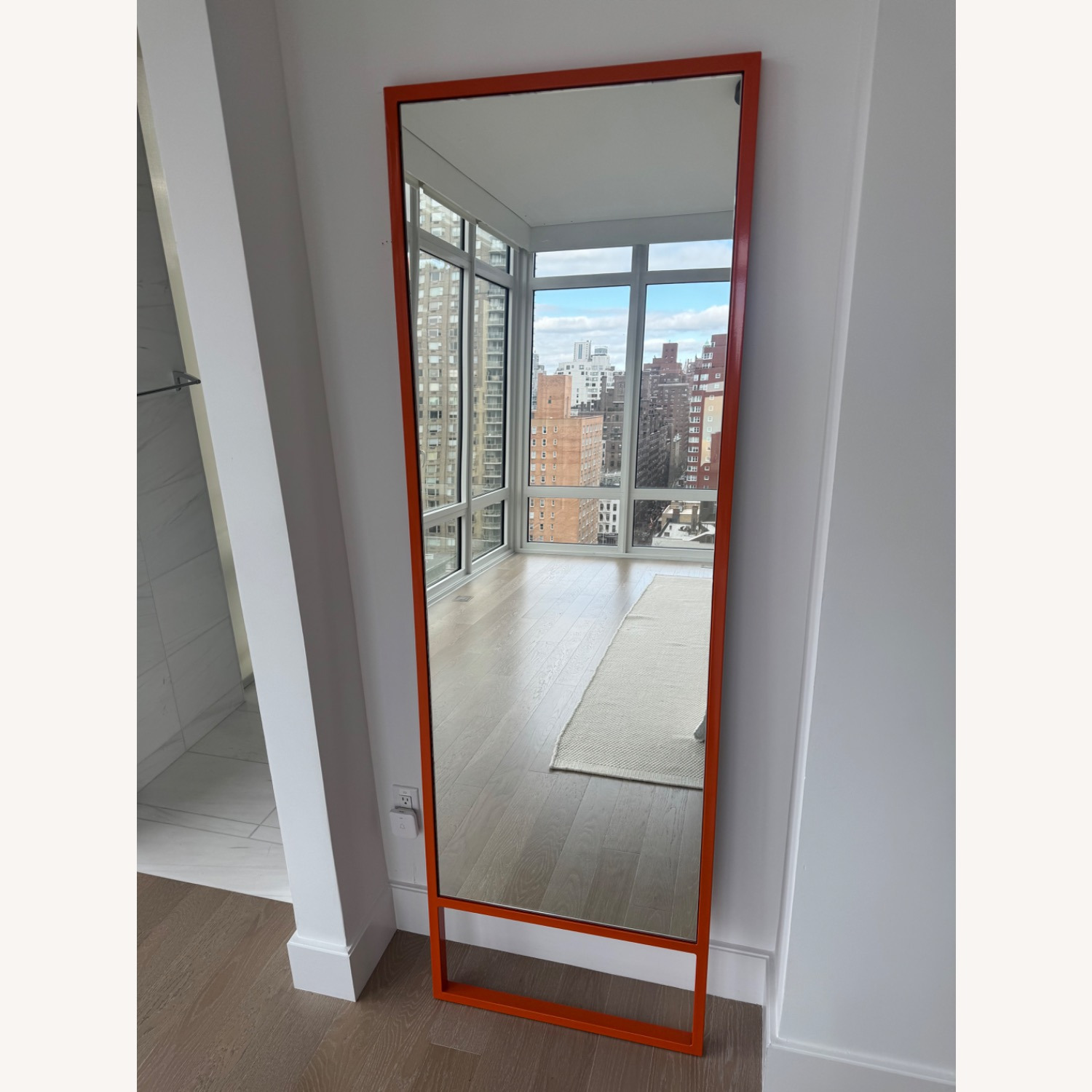 Room & Board Soho Floor Mirror in Tangerine - image-3