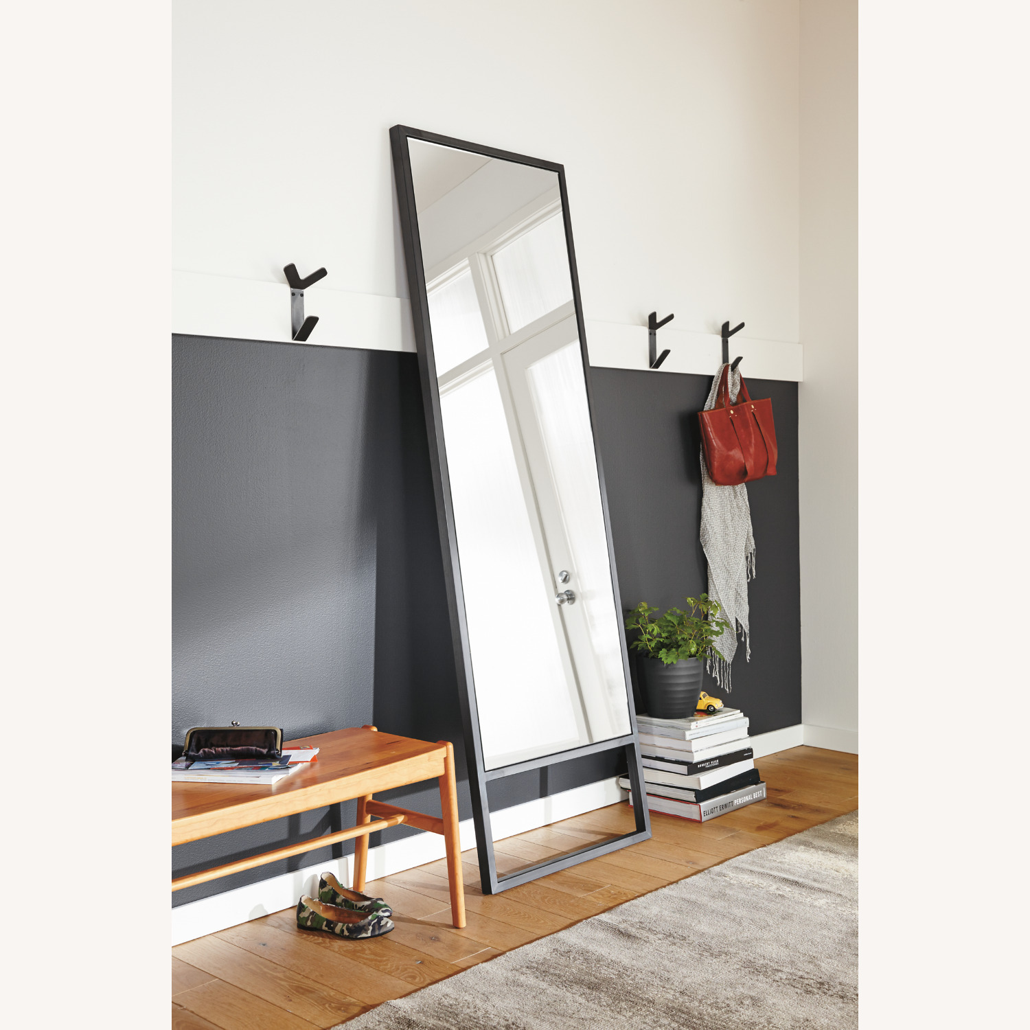 Room & Board Soho Floor Mirror in Tangerine - image-6