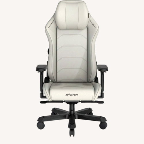 Used DXRacer White Gaming/Office Chair with Pillow for sale on AptDeco