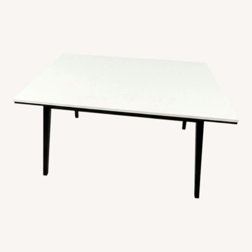 Used West Elm White Dining Table for sale on AptDeco