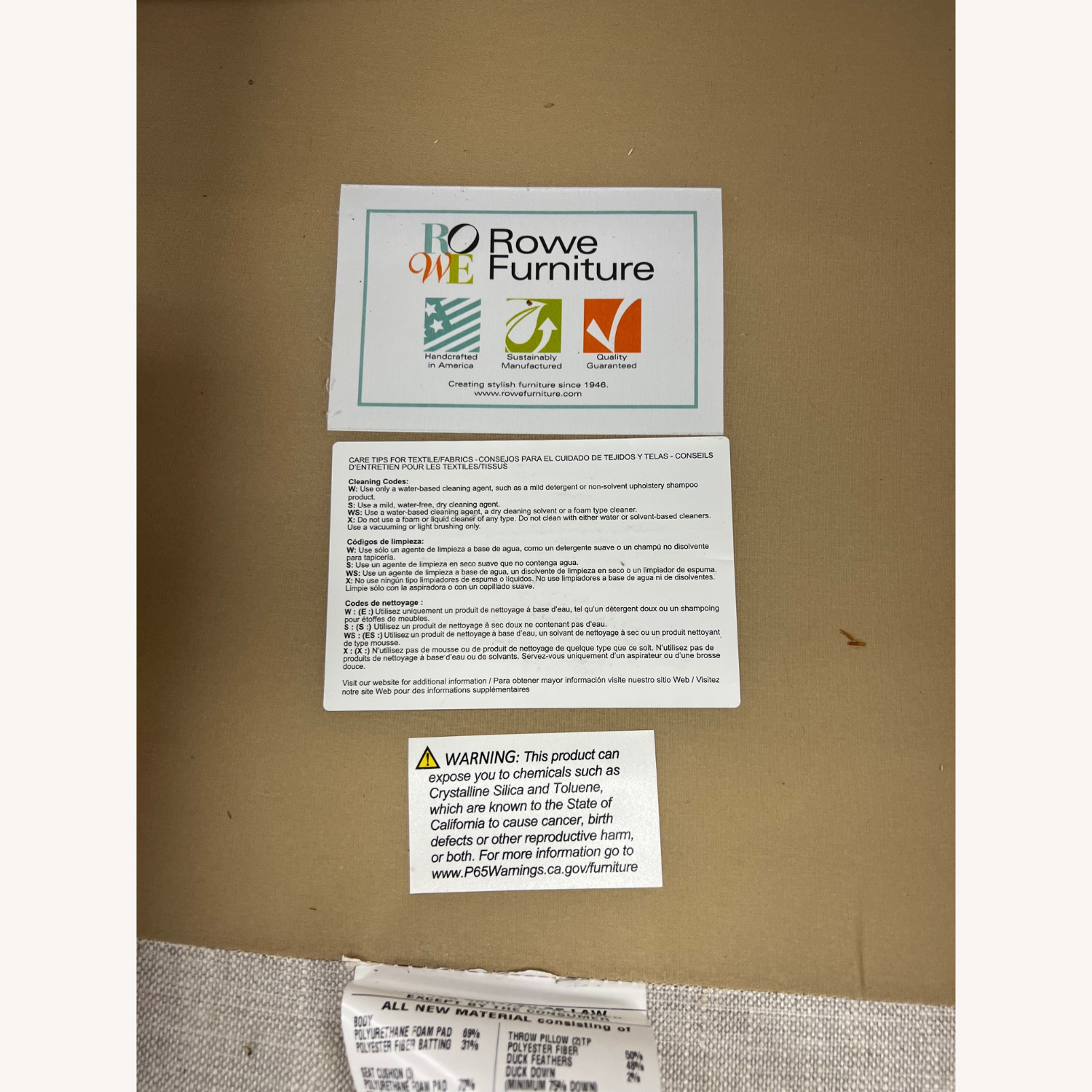 Rowe Furniture Dalton 3 Seater Sofa - image-6