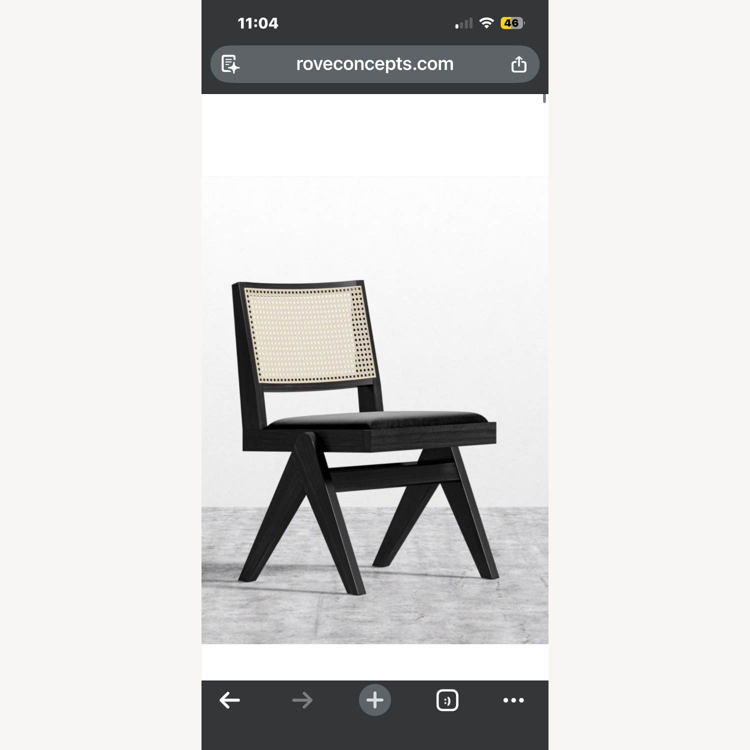 Rove Concepts Javert Black Dining Chairs - image-1