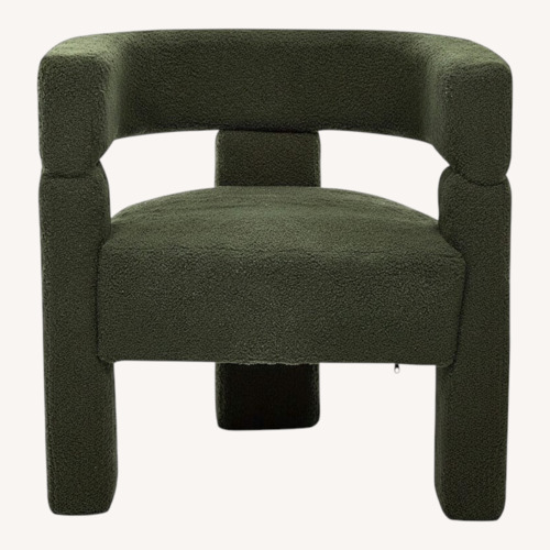 Used Green Boucle Dining Chairs for sale on AptDeco