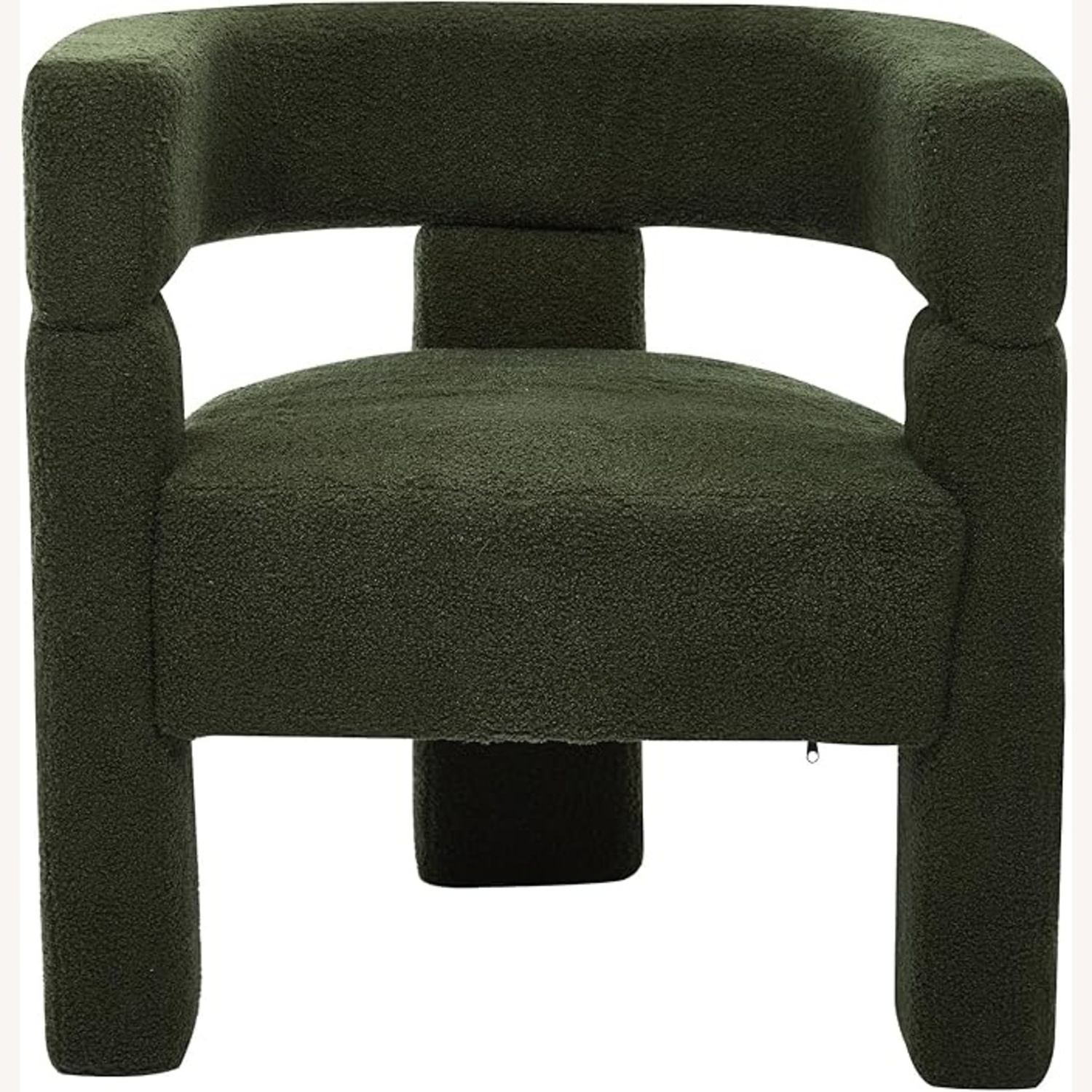 Green Boucle Dining Chairs - image-4