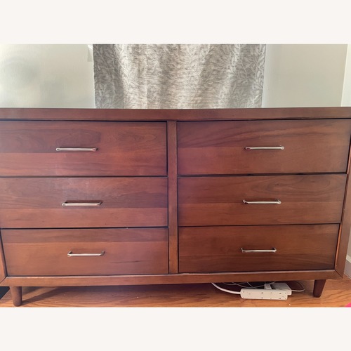 Used Bob's Discount Furniture Dark Brown Dresser for sale on AptDeco