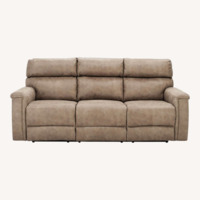 Blake Light Brown Fabric 3+ Seater Sofa