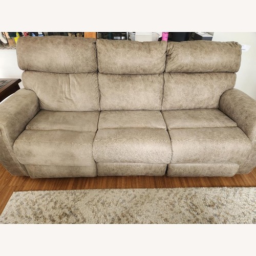 Used Light Brown Fabric 3+ Seater Sofa for sale on AptDeco