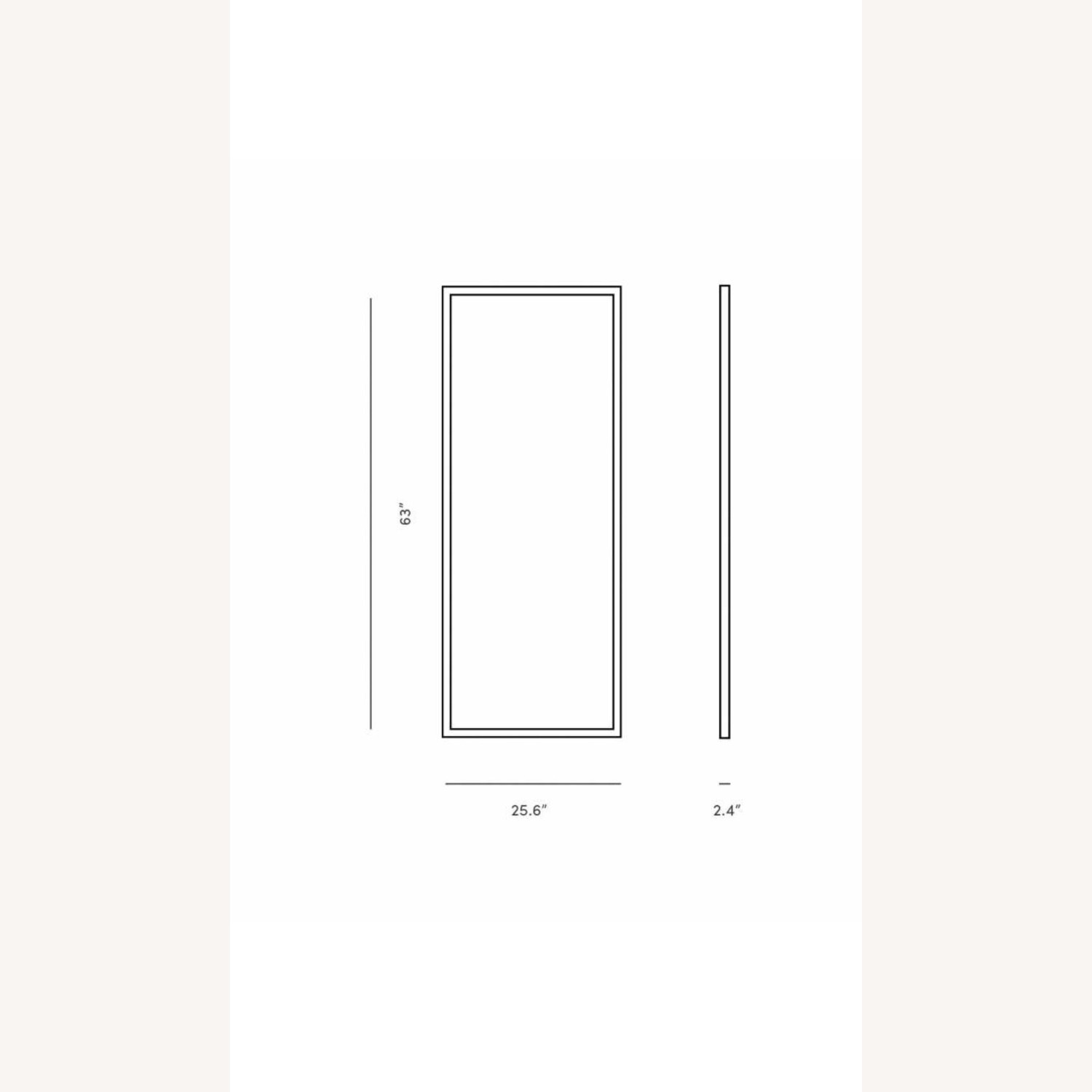 Rove Concepts Dark Brown Floor Mirror - image-4