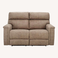Blake Light Brown Microsuede 2 Seater Sofa