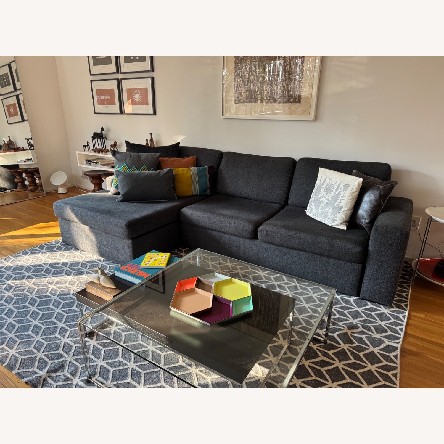 BoConcept Dark Gray Fabric Sleeper Sofa - image-1