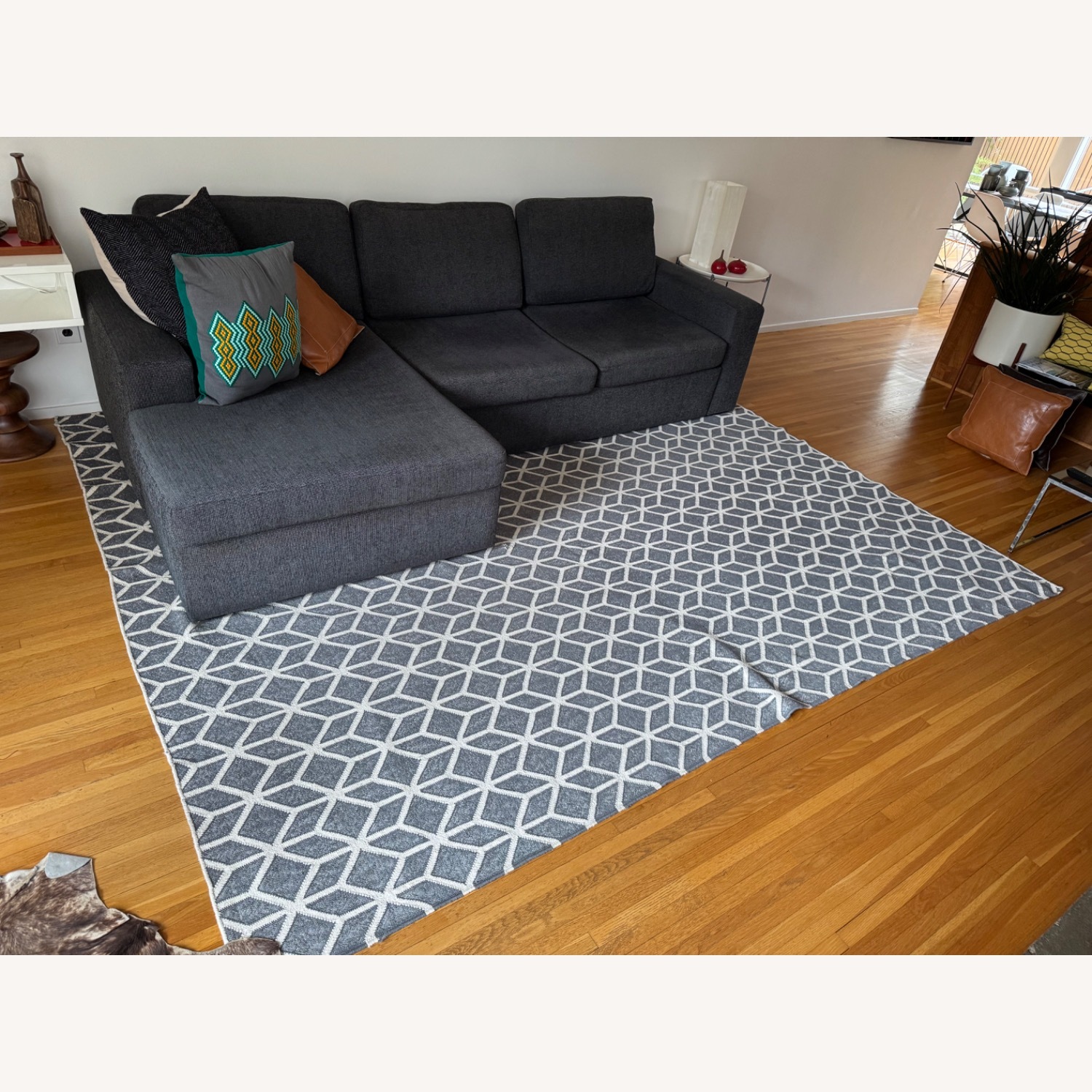 Dwell Studio Light Gray Area Rug 8' x 10' - image-1