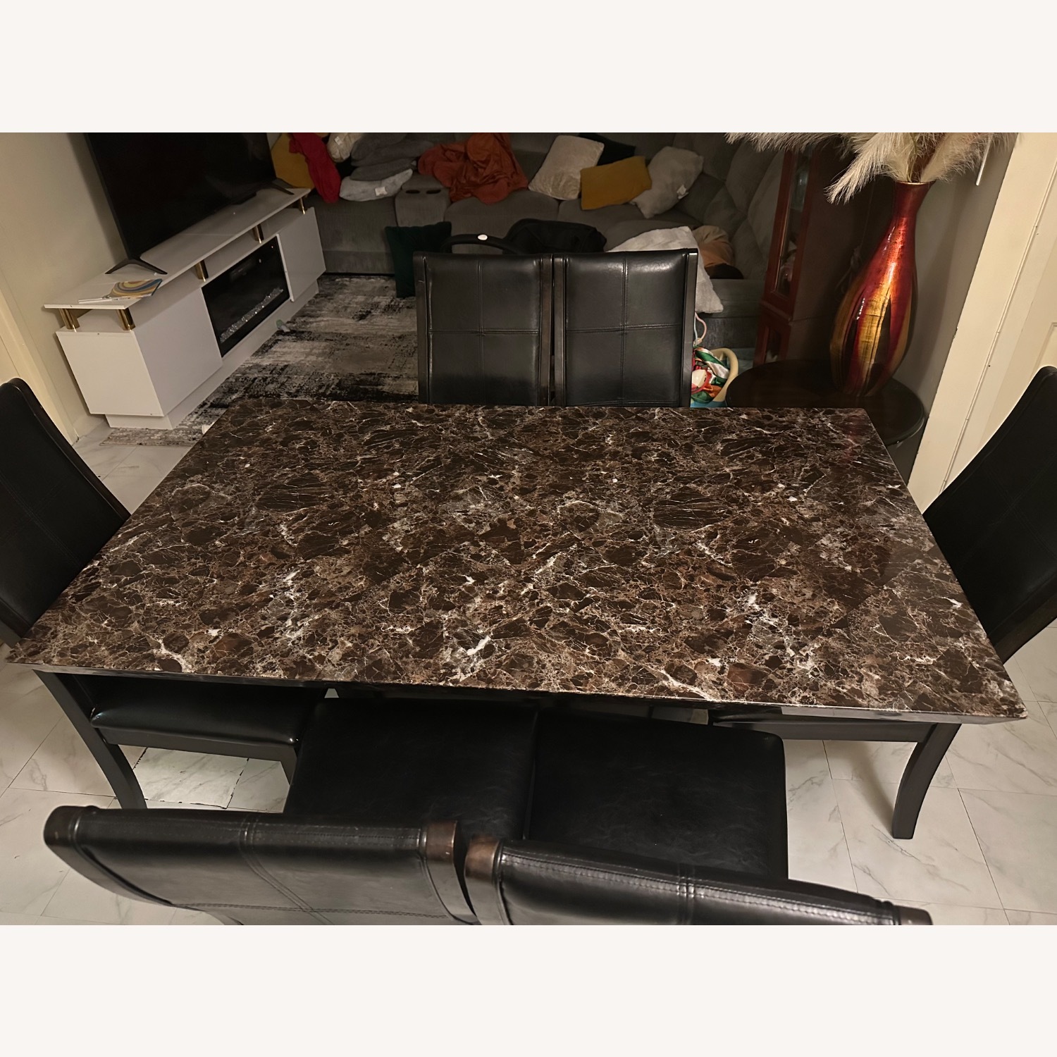 Dining tTable With 6 Chairs  - image-8