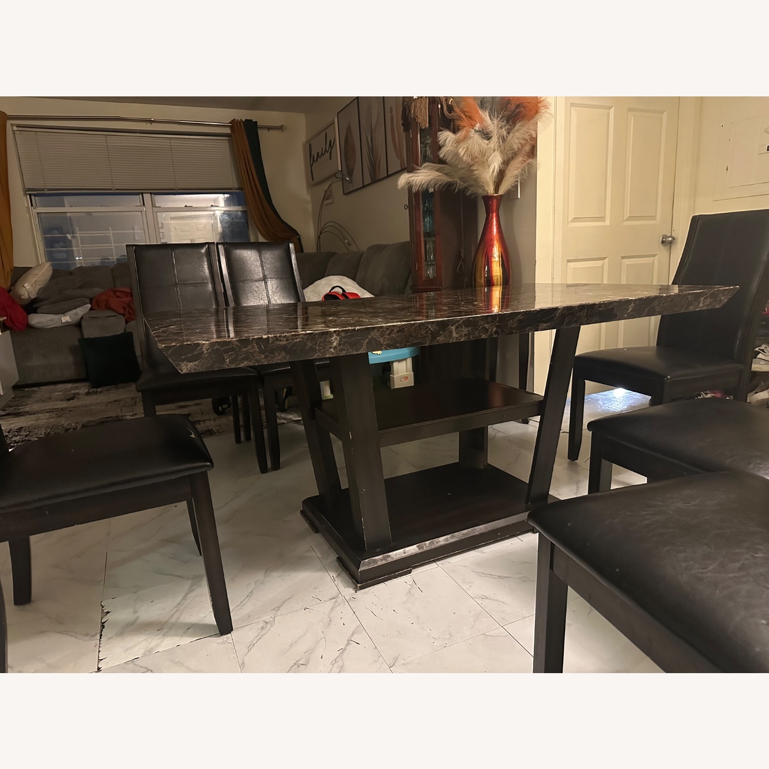 Dining tTable With 6 Chairs  - image-6