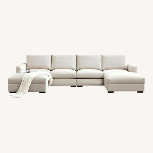 Used Wayfair Natural 3+ Piece Sectional for sale on AptDeco