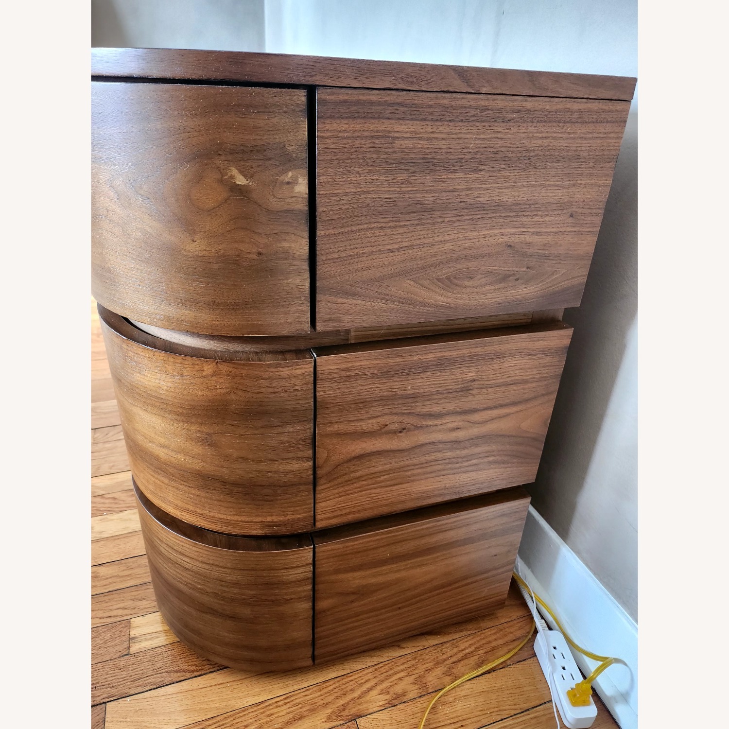 Crate & Barrel Milano Dark Brown Wood Dresser - image-2