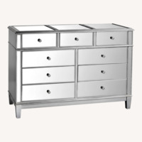 Pier 1 Imports Hayworth Mirrored Silver Dresser