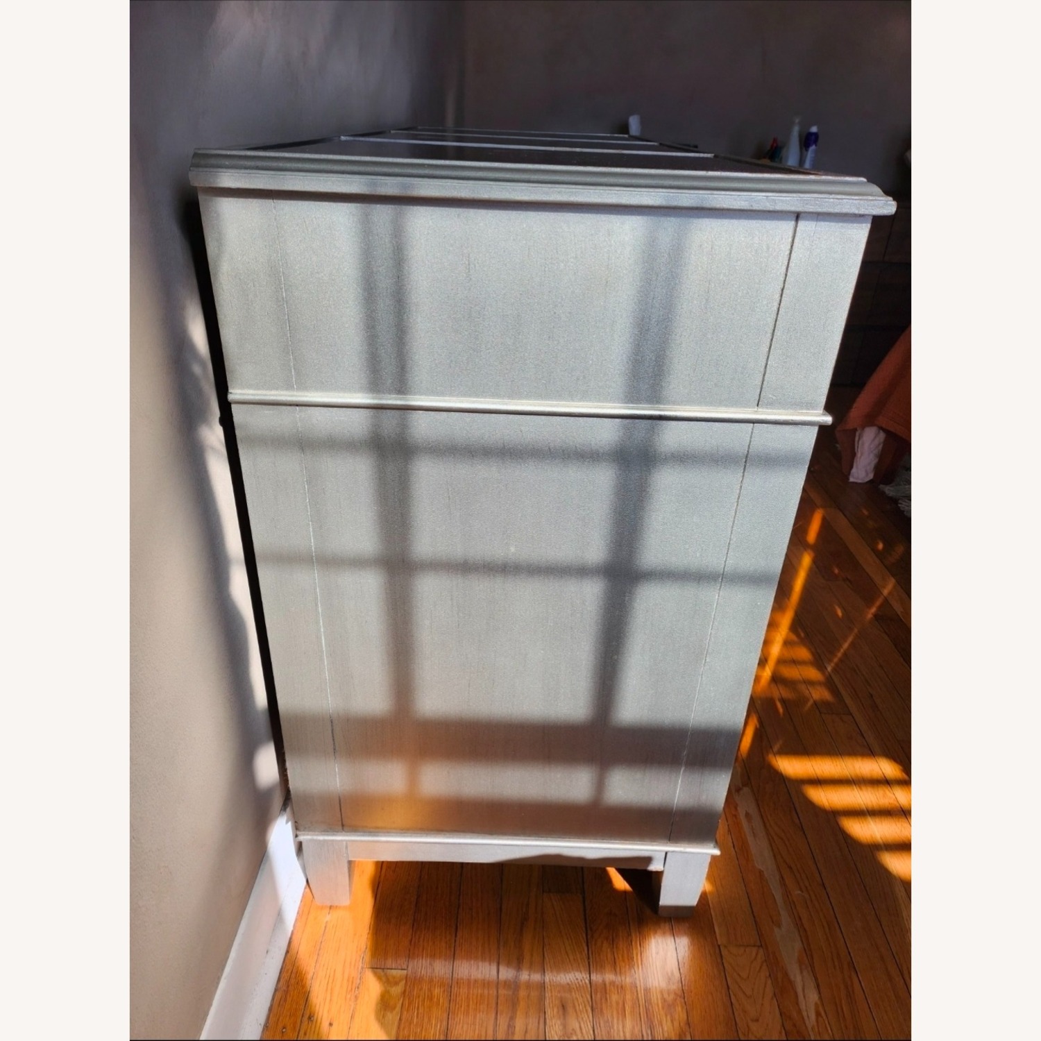 Pier 1 Imports Hayworth Mirrored Silver Dresser - image-6