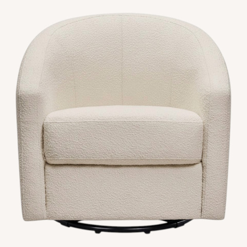 Used Babyletto Natural Boucle Nursing Chair for sale on AptDeco