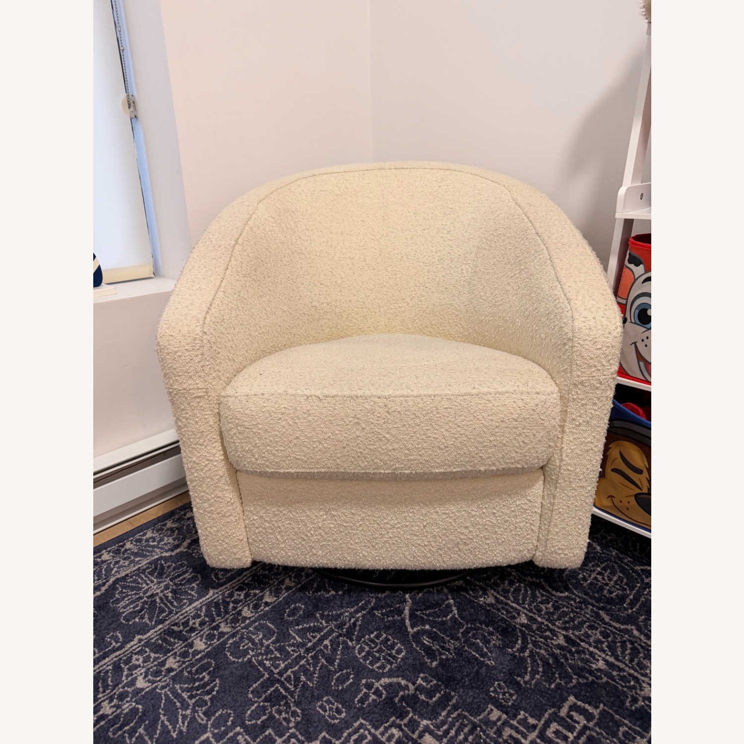 Babyletto Natural Boucle Nursing Chair - image-1