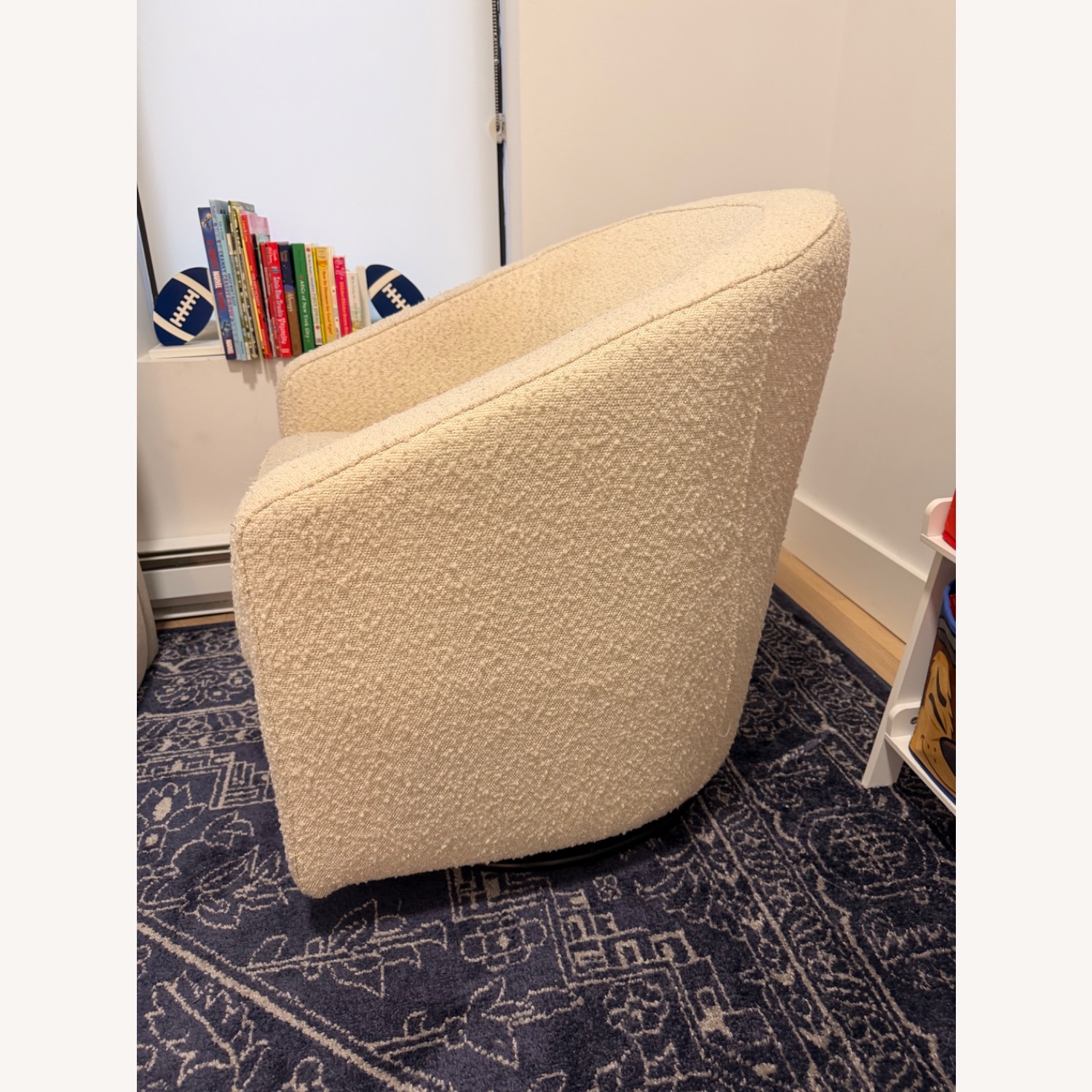 Babyletto Natural Boucle Nursing Chair - image-2