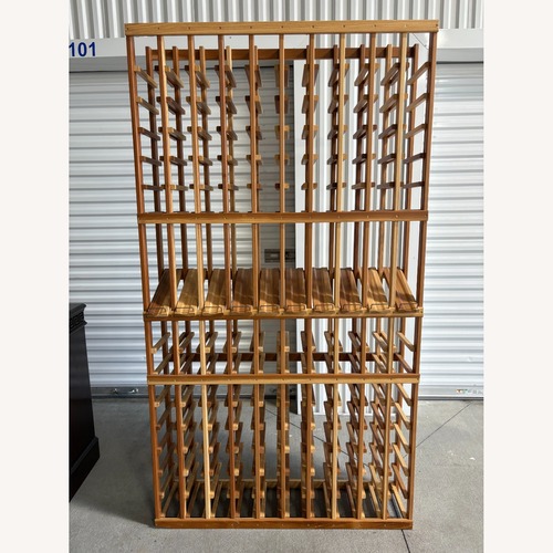 Used Heart of Redwood Wine Rack for sale on AptDeco