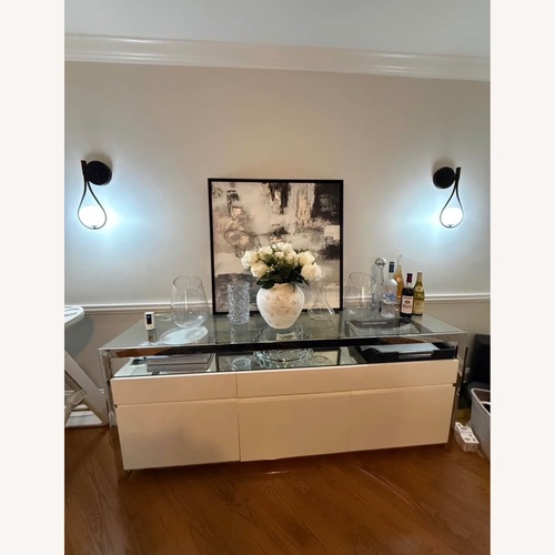 Used Modani Bari White Sideboard for sale on AptDeco