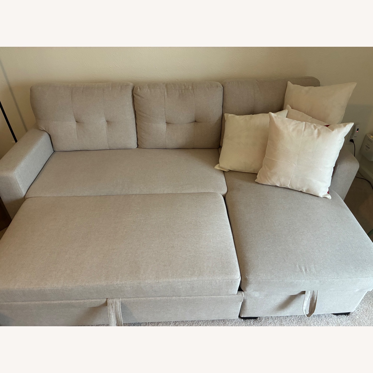 2 Piece Sectional -Opens to Twin Sleeper - image-5