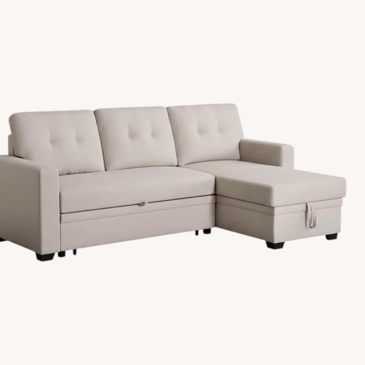 2 Piece Sectional -Opens to Twin Sleeper - image-0