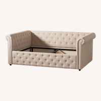Wayfair Michelle Upholstered Queen Size Daybed
