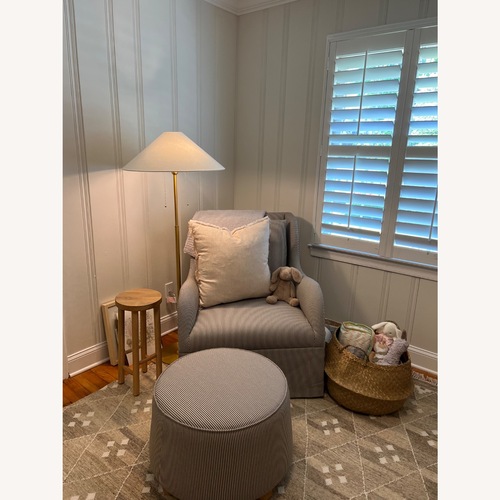 Used McGee and Co Barnaby Glider + Ottoman for sale on AptDeco