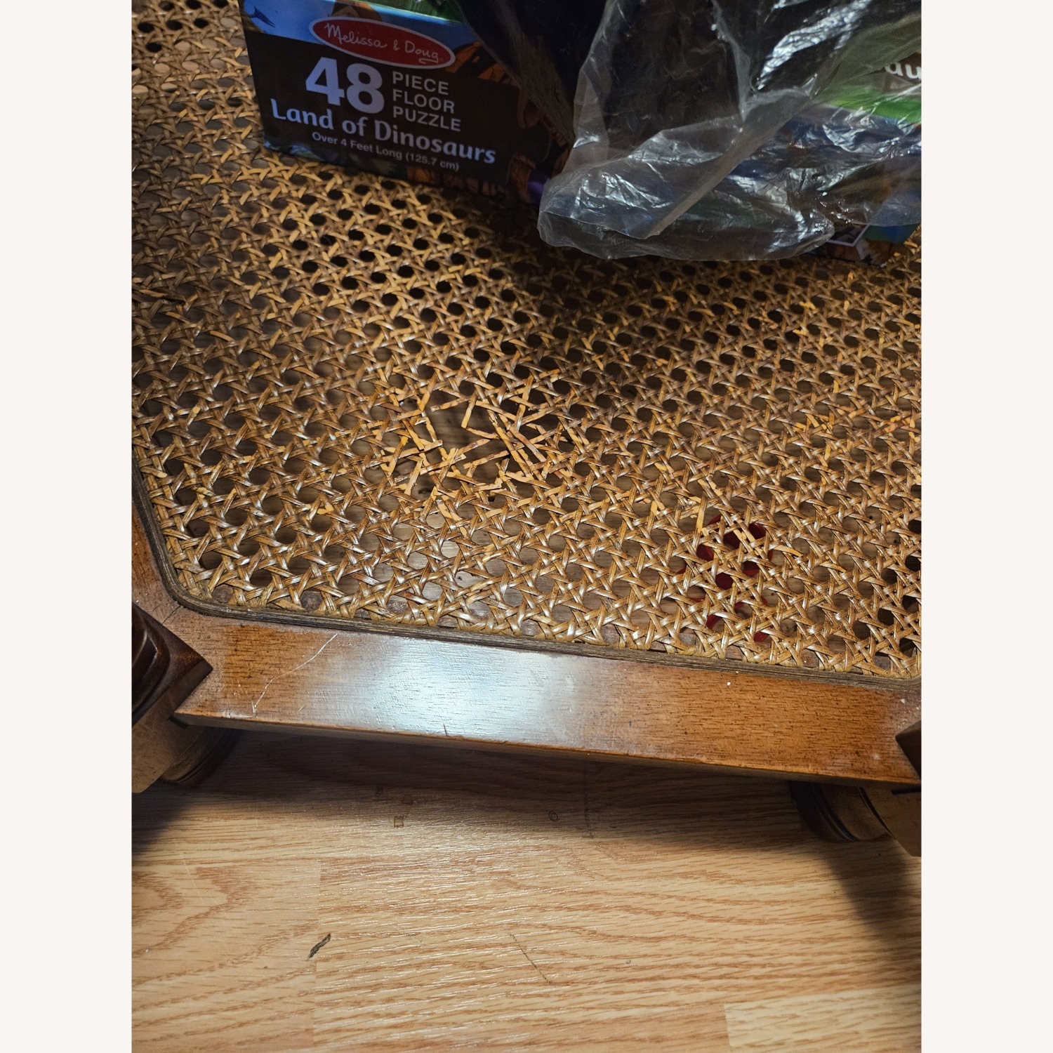 Dark Brown Rattan Side Tables - image-2