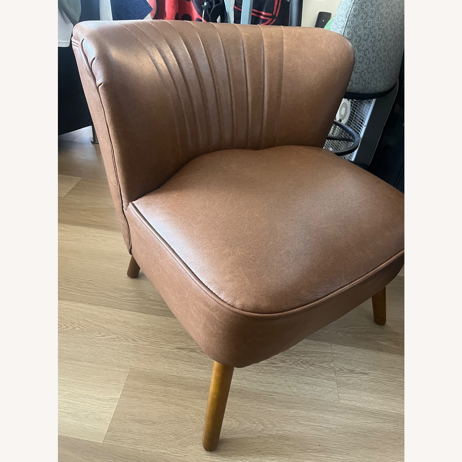 Vintage/Antique Light Brown Accent Chairs - image-2